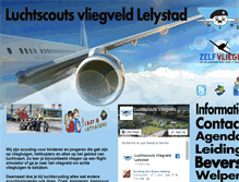 Tablet Screenshot of luchtscoutslelystad.nl